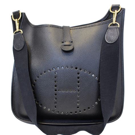 black hermes evelyne bag|authentic hermes evelyne bag.